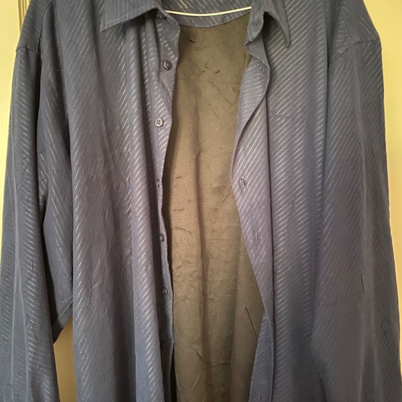 Point Zero long sleeve shirt in blue, size L - Picture 3 of 5